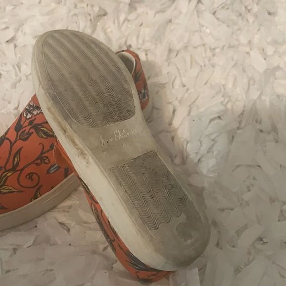 Sam Edelman | orange boat shoes / loafers | size 7 - Picture 4 of 4